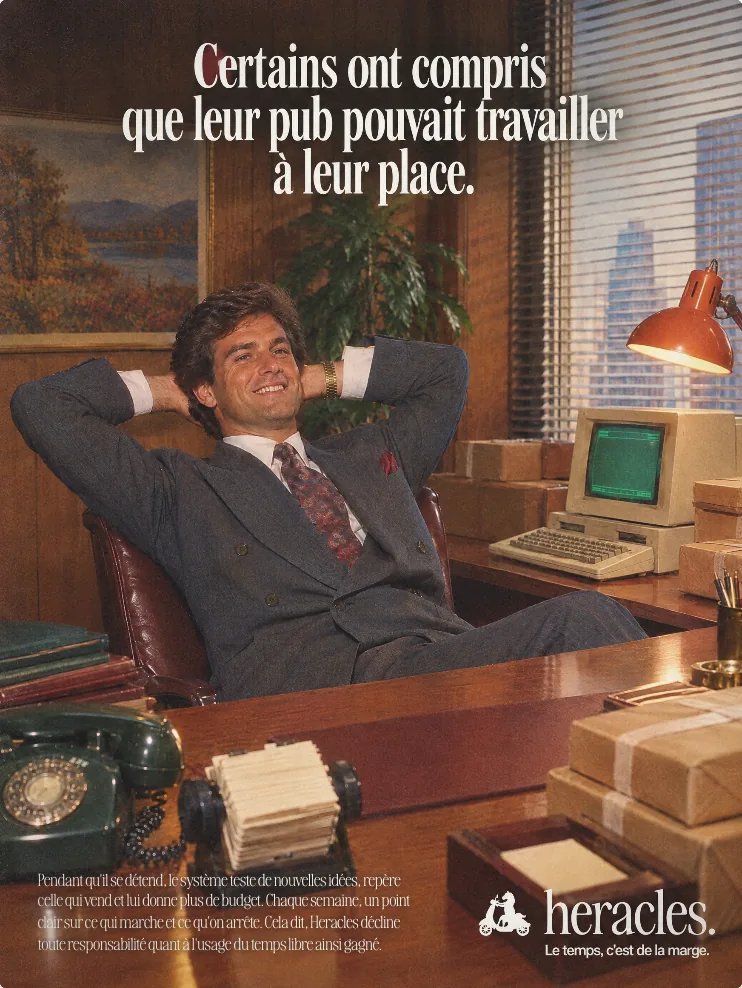 Publicité Heracles : Certains ont compris que leur pub pouvait travailler à leur place.